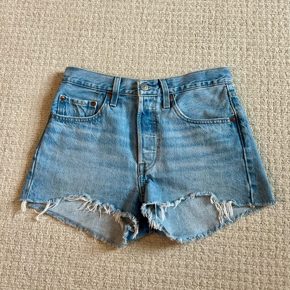Levi’s 501 Original Distressed Cut Off Shorts